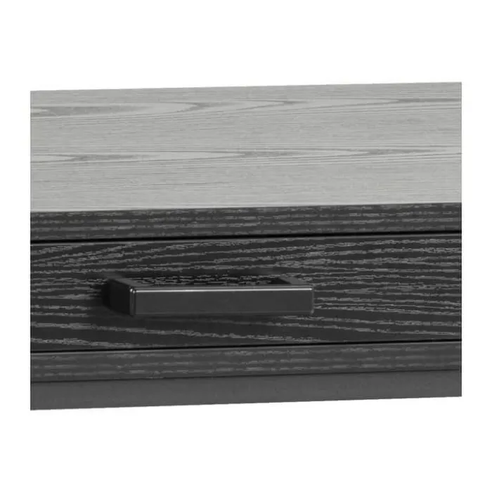 CASA Living Seaford Skrivebord H 75 x B 110 x D 45 cm - Metal - Sort ask/sort