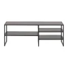 CASA Living Seaford TV Bord H 46 x B 33 x L 120 cm - Stål/melamin - Mat sort