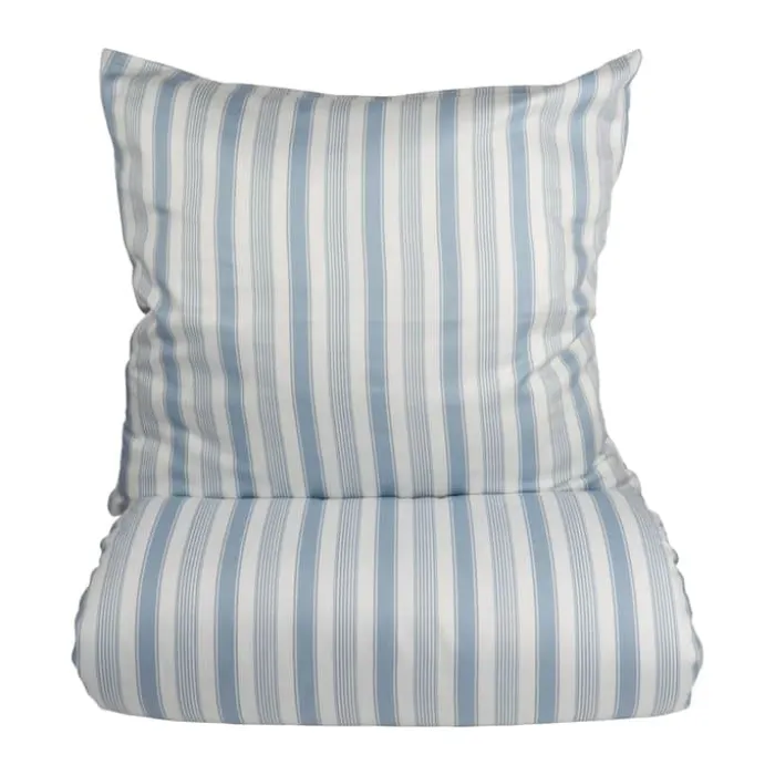 CASA Living Sengetøj B 140 x L 220 cm - Bomuld - Blå