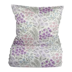 CASA Living Sengetøj B 140 x L 220 cm - Bomuld - Lilla