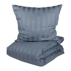 CASA Living Sengetøj B 140 x L 220 cm - Økologisk bomuld - Blå