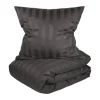 CASA Living Sengetøj B 140 x L 220 cm - Økologisk bomuld - Grå