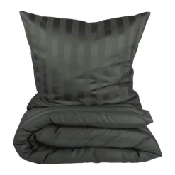 CASA Living Sengetøj B 140 x L 220 cm - Økologisk bomuld - Grøn