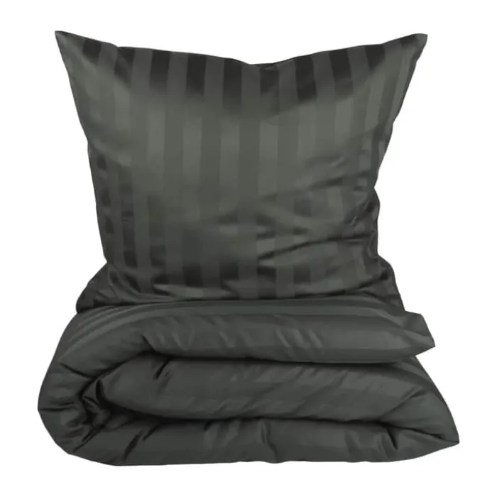 CASA Living Sengetøj B 140 x L 220 cm - Økologisk bomuld - Grøn