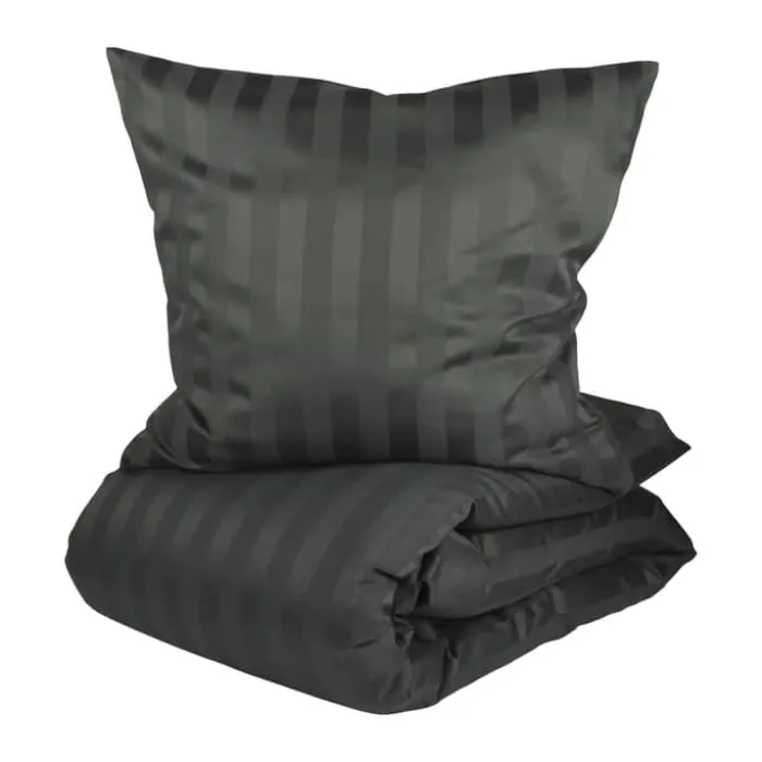 CASA Living Sengetøj B 140 x L 220 cm - Økologisk bomuld - Grøn