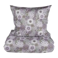 CASA Living Sengetøj B 140 x L 200 cm - Økologisk Bomuld - Lavendel