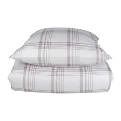 CASA Living Sengetøj B 140 x L 220 cm - Økologisk Bomuld - Lavendel