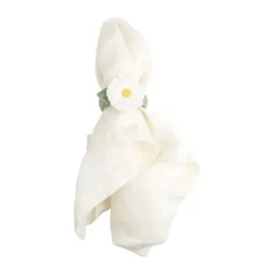 CASA Living Servietring H 6,5 x B 6,4 cm - Dolomit - Hvid