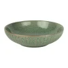 CASA Living Sofia Riflet Pastatallerken Ø 20,3 cm - Stentøj - Grøn