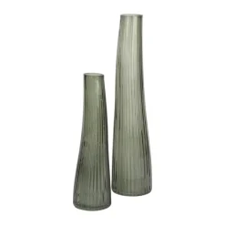 CASA Living Solitær Vase H 22 cm - Glas - Grøn