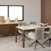 CASA Living Southampton Spisebord H 75 x B 180 x L 90 cm - Keramik/egetræsfinér - Beige