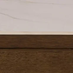CASA Living Southampton Spisebord H 75 x B 180 x L 90 cm - Keramik/egetræsfinér - Beige