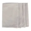 CASA Living Stofserviet - 4 stk. B 40 x L 40 cm - Hør/bomuld - Lysegrå