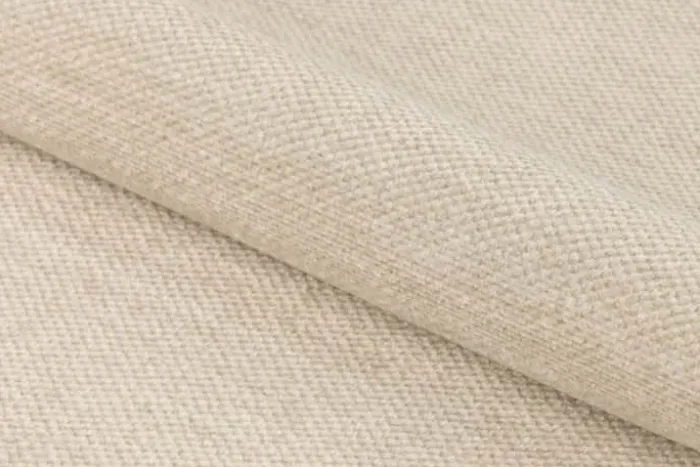 CASA Living Talgarth Lænestol m. Skammel H 105 x B 76 x L 86 cm - Stof/stål - Creme