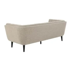 CASA Living Tampa Sofa H 76,5 x B 86,5 x L 218 cm - Stof/gummitræ - Beige