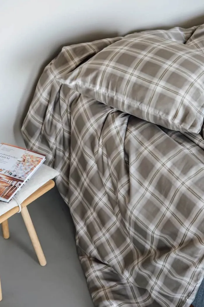 CASA Living Tern Sengetøj B 140 x L 200 cm - Bomuld - Jord