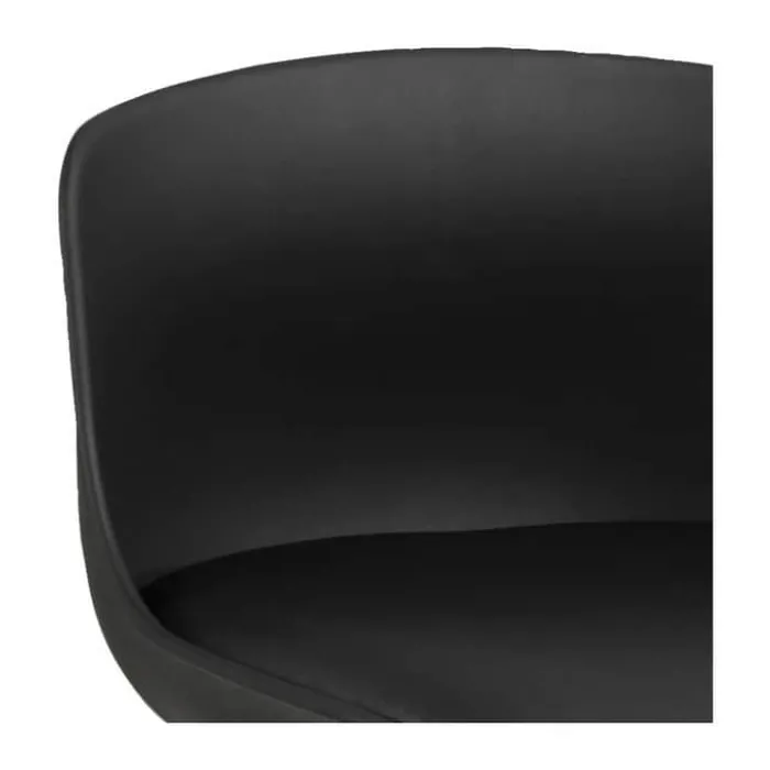 CASA Living Tina Barstol - 2 stk. H 94 x B 43 x D 49 cm - Metal/polypropylen - Sort