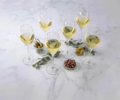 CASA Living Toscana Hvidvinsglas - 6 stk. 34 cl - Glas - Klar