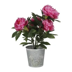 CASA Living Urtepotteskjuler H 16,5 cm - Zink - Multifarvet