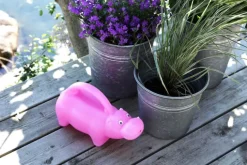 CASA Living Urtepotte Ø 23,5 x H 25 cm - Metal - Zinkfarvet