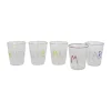 CASA Living Vandglas - Smile 40 cl - Borosilikatglas - Multifarvet