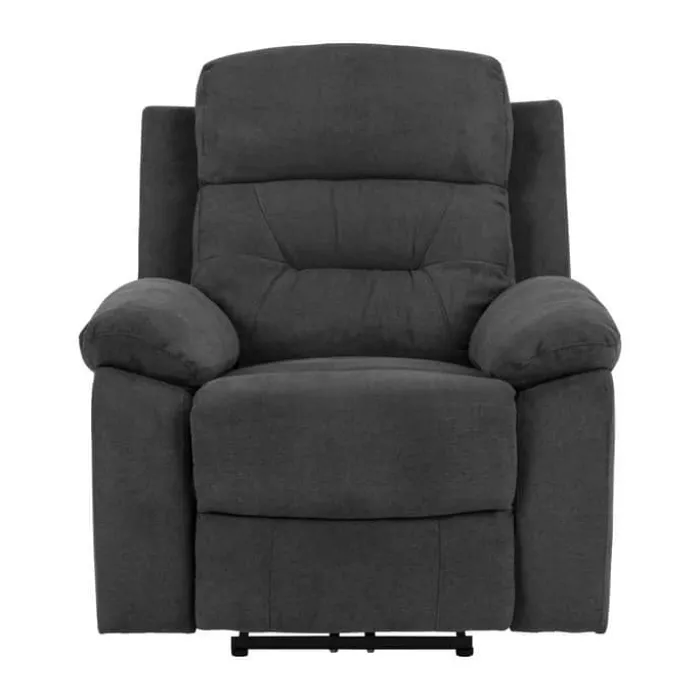 CASA Living Vansbro Lænestol H 98 x B 96 x L 92 cm - Stof - Mørkegrå