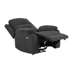 CASA Living Vansbro Lænestol H 98 x B 96 x L 92 cm - Stof - Mørkegrå