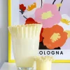 CASA Living Vase H 24,5 cm - Glas - Gul