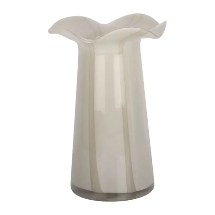 CASA Living Vase Ø 17,4 x H 24,4 cm - Glas - Beige