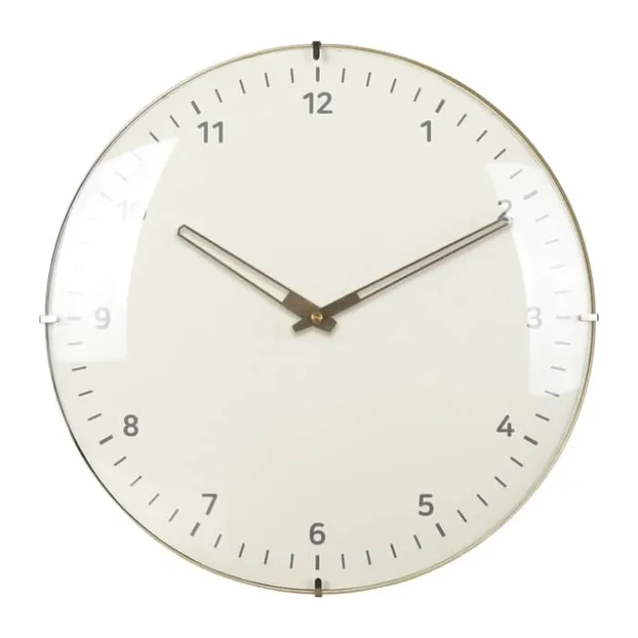 CASA Living Vægur Ø 25 cm - Aluminium - Guld