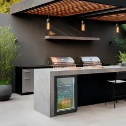 Caso BBQ Udendørskøleskab H 68x B 43 x L 55 cm - Sort