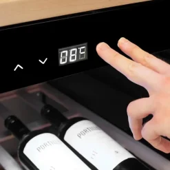 Caso WineExclusive Vinkøleskab H 87,6 x B 40 x L 58,5 cm - 24 flasker - Sort