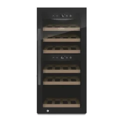 Caso WineExclusive Vinkøleskab H 87,6 x B 40 x L 58,5 cm - 24 flasker - Sort