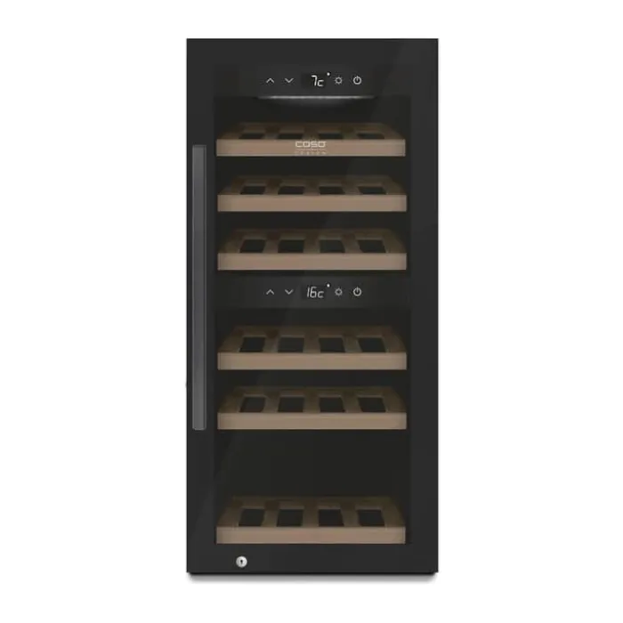 Caso WineExclusive Vinkøleskab H 87,6 x B 40 x L 58,5 cm - 24 flasker - Sort