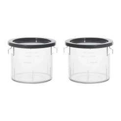 Casper Sobczyk Beholder til Ismaskine - 2 stk. 500 ml - Plastik - Klar