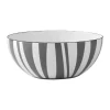 Cathrineholm Stripes Skål Ø 10 cm - Stål - Grå