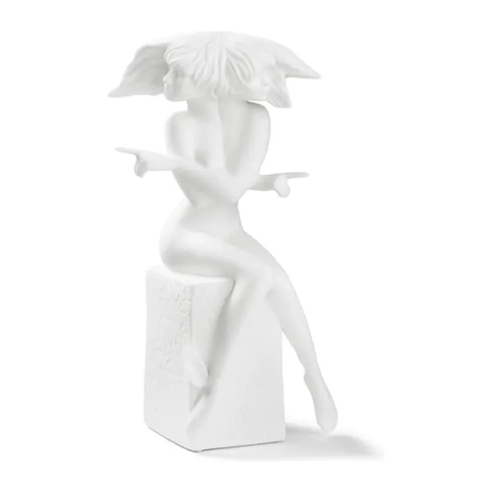 Christel Marott Christel Stjernetegn - Tvilling H 23,7 x B 13,5 x L 9,3 cm - Porcelæn - Hvid