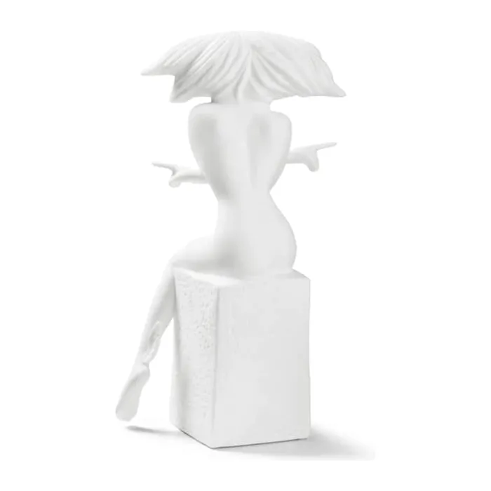 Christel Marott Christel Stjernetegn - Tvilling H 23,7 x B 13,5 x L 9,3 cm - Porcelæn - Hvid