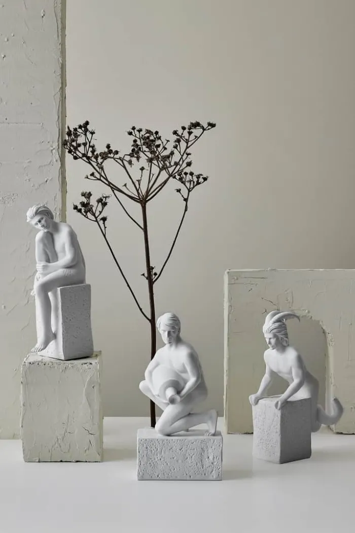 Christel Marott Christel Stjernetegn - Fisk H 23,7 x B 7 x L 12,1 cm - Porcelæn - Hvid