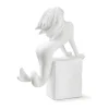 Christel Marott Christel Stjernetegn - Stenbuk H 21,5 x B 8,5 x L 15,5 cm - Porcelæn - Hvid