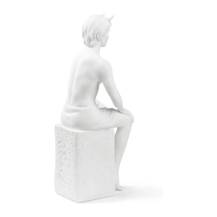 Christel Marott Christel Stjernetegn - Tyr H 24,9 x B 9,8 x L 9,2 cm - Porcelæn - Hvid