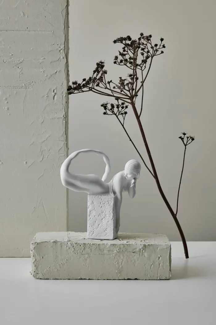 Christel Marott Christel Stjernetegn - Skorpion H 19 x B 17 x L 12,4 cm - Porcelæn - Hvid