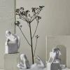 Christel Marott Christel Stjernetegn - Vandmand H 18 x B 6,8 x L 20,4 cm - Porcelæn - Hvid