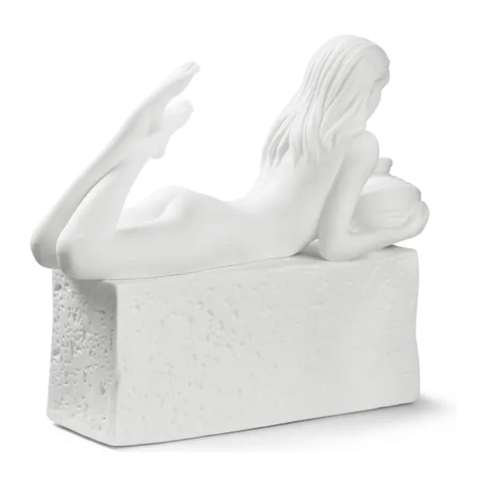 Christel Marott Christel Stjernetegn - Vandmand H 18 x B 6,8 x L 20,4 cm - Porcelæn - Hvid