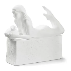 Christel Marott Christel Stjernetegn - Vandmand H 18 x B 6,8 x L 20,4 cm - Porcelæn - Hvid