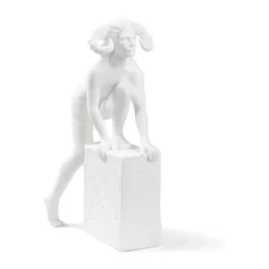 Christel Marott Christel Stjernetegn - Vædder H 25,4 x B 8 x L 16,2 cm - Porcelæn - Hvid