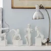 Christel Marott Stjernetegn - Stenbuk H 24 cm - Polyresin - Hvid