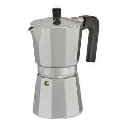 Cilio Classico Espressomaker Induktion 9 kopper - Aluminium - Sølvfarvet