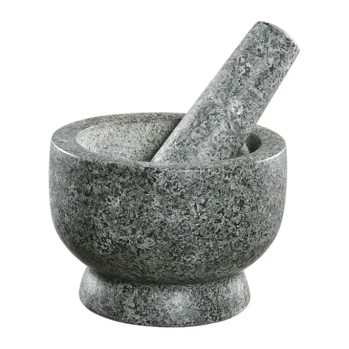Cilio Morter Ø 13 x H 11 cm - Granit - Grå
