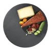 Cilio Serveringsplade Ø 30 cm - Skifer - Sort